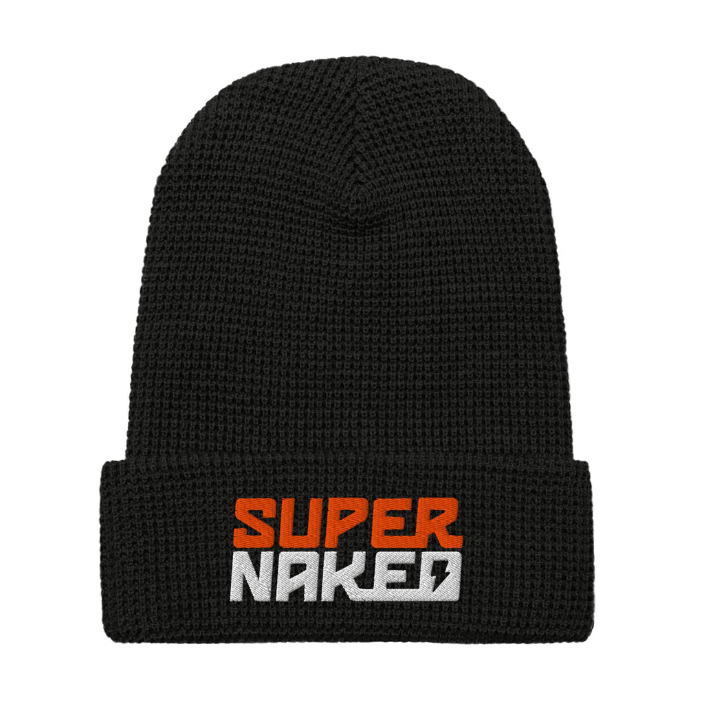 SUPERNAKED Stacked Knit Waffle Beanie