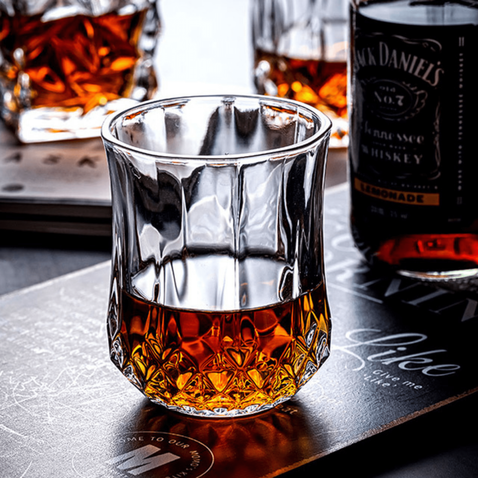 Whiskey Glasses 10oz Premium Scotch Glasses Set of 2 Old Fashioned Whiskey