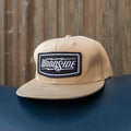 Woodside Brand Khaki Cotton Snapback Hat