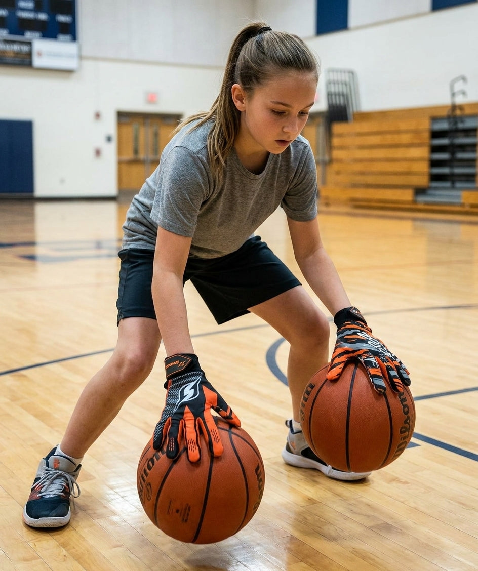 Hoop Handz Weighted Basketball Gloves | Heavy | Increase Hand Speed